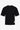 Herre T-shirt med rund hals og afslappet pasform i mørk marineblå med rå kant og bomuldsblanding
