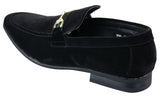 Patron 239 Suede Mens Suede Shoes Buckle Slip On Loafers Smart Casual Navy Blue Brown Black PU