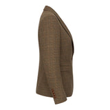 Ralph - Dame Brun Tweed Blazer i Skræddersyet Stil