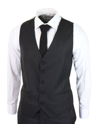 Black Pinstripe 3 Piece Suit - RK20-30