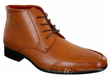 Rossellini Aldo Mens Laced Chelsea Dealer Ankle Boots Tan Brown Black Smart Casual Leather