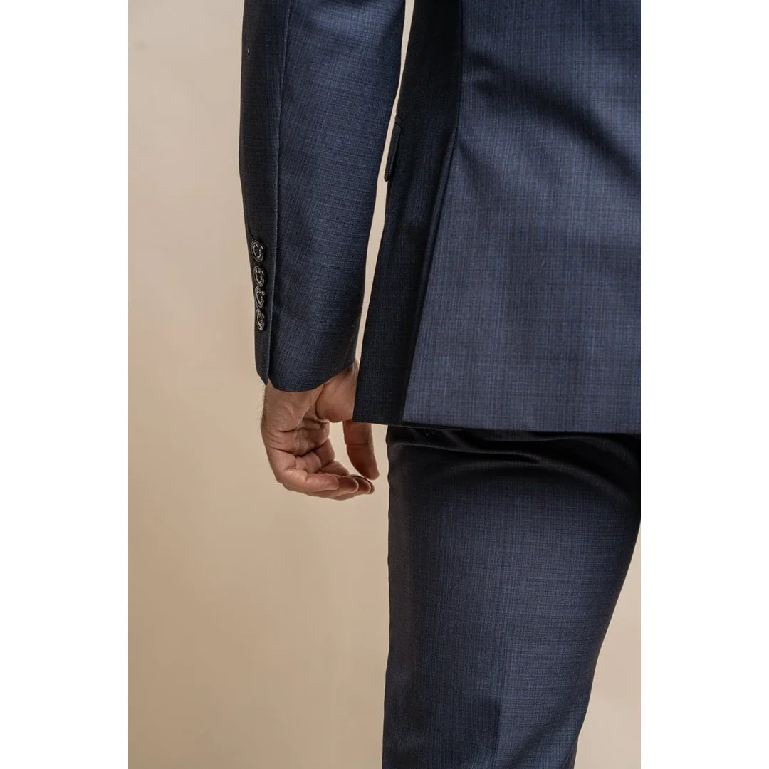 Seeba Seeba - Klassisk marineblå herreblazer: Køb online - Happy Gentleman