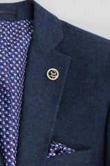 Herre Marineblå Peaky Blinders Ulddragt