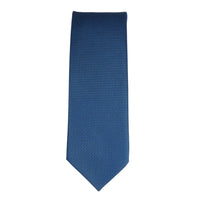 Men's Tie Pocket Sqaure Set Formal Solid Necktie - Blue