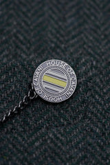 Thomas - Herre Olivengrøn Klassisk Sildebensmønstret Tweed Blazer