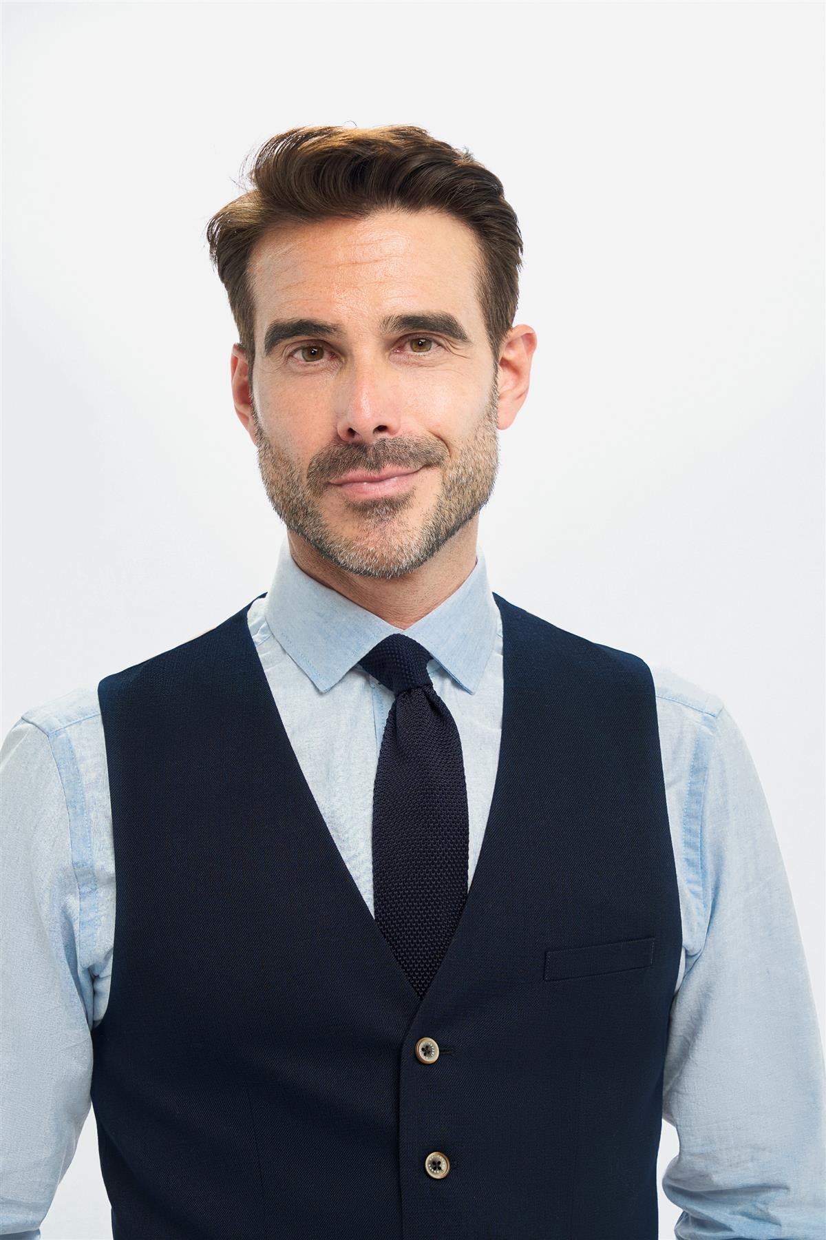 Tropez - Herre marineblå vest