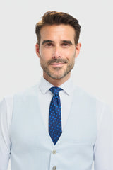 Tropez - Herre himmelblå vest