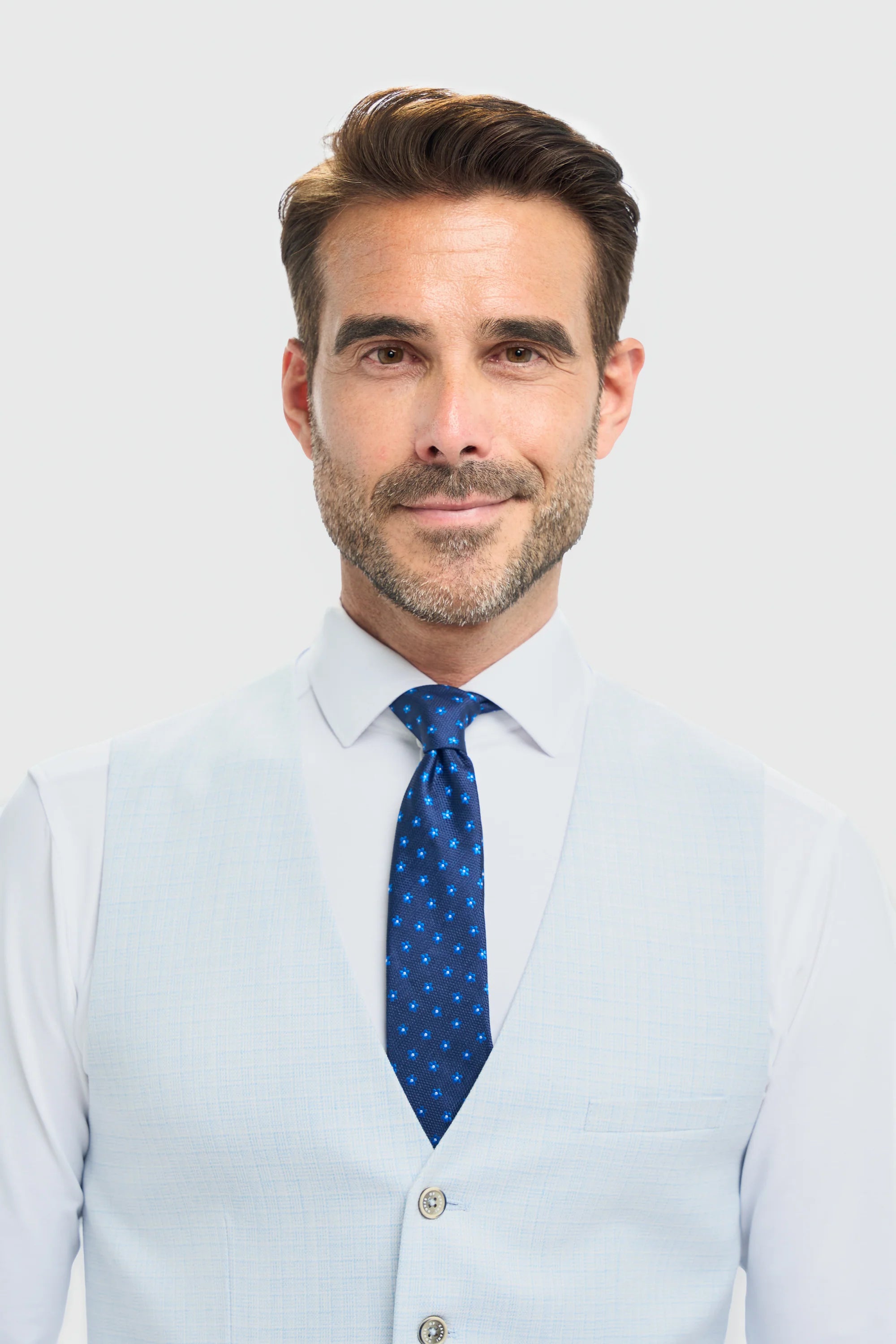 Tropez - Herre himmelblå vest