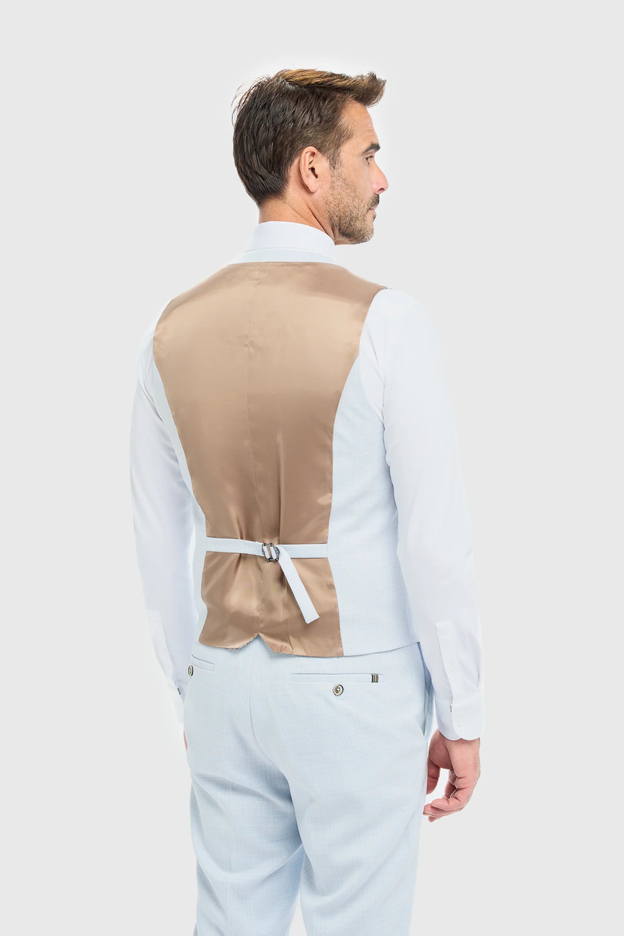 Tropez - Herre himmelblå vest