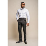 Tux - Men's Black Classic Tuxedo Trousers