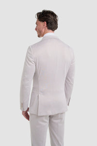 Vasco - Herre Beige Sildebensmønstret Blazer
