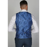 Viceroy - Men's Blue Check Waistcoat