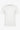 Hvid ribbet klassisk t-shirt til mænd