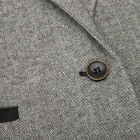 wsn03 - Dame tweed grå blazervest med Elow Patch Peaky 1920'erne